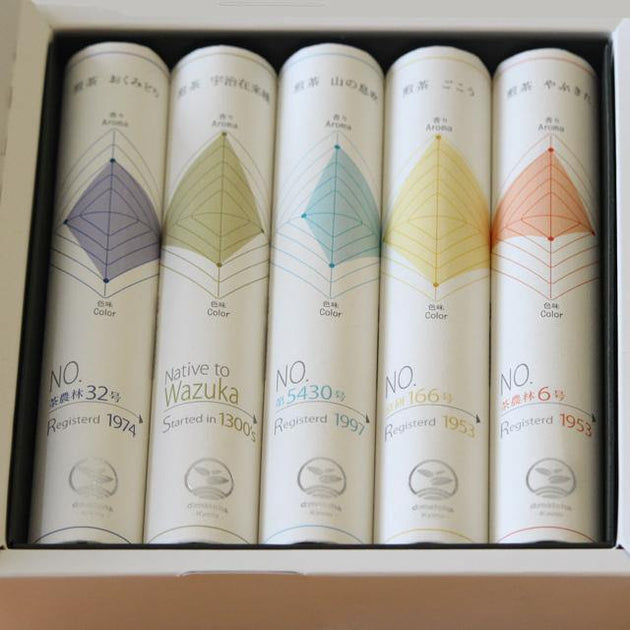 父の日ギフトに】京都宇治和束茶・シングルオリジン煎茶5品種