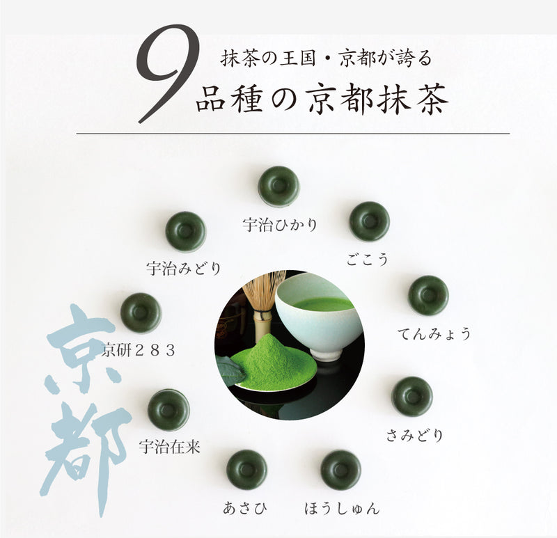 【季節限定NEW】極濃・京都抹茶9品種チョコレートセット
