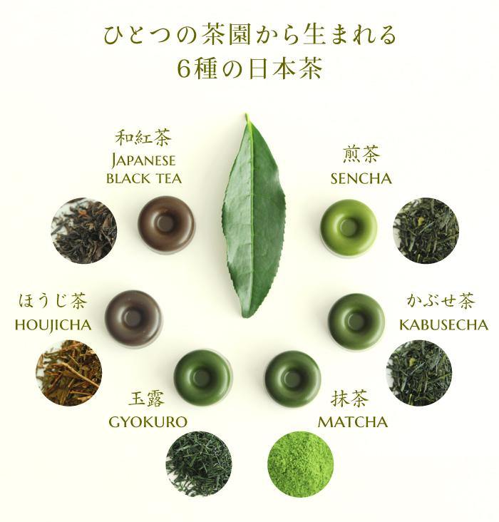 バレンタイン好適！【新商品】宇治茶チョココレクション～6種の日本茶コンプリートセット～ - d:matcha Kyoto