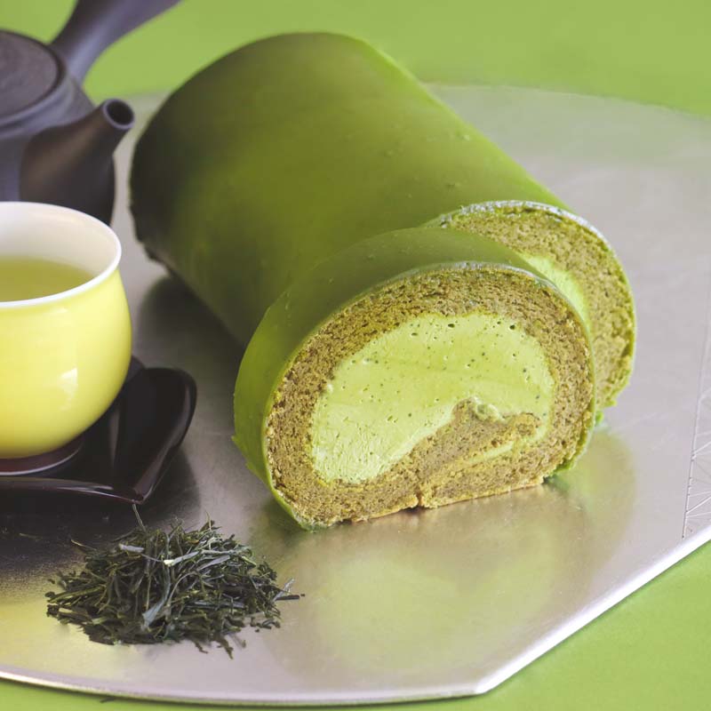 【残り僅か】米粉の煎茶生チョコロールケーキ（2023年収穫新茶）